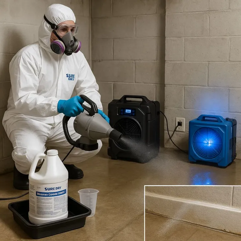 Sanitization and Odor Removal process in Ridgemark, CA
