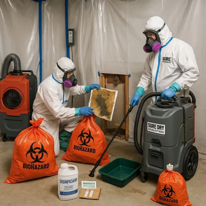 Contaminated Water Handling Protocols process in Ridgemark, CA